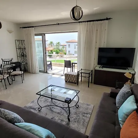 Sea And Mountain View Beachfront Penthouse Apartment Yali