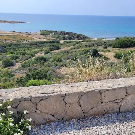 Sea And Mountain View Beachfront Penthouse * Yali